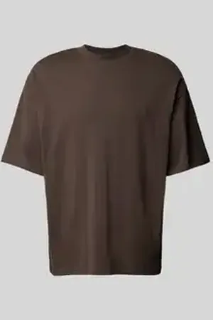 Review Oversized T-shirt met labelprint