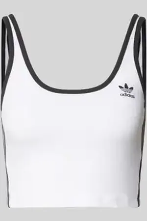 adidas Korte top met labelstitching