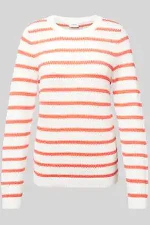 VILA Gebreide pullover met ribboorden