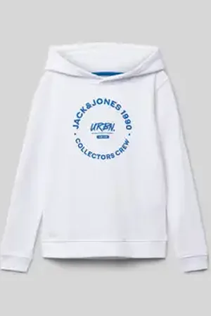 JACK & JONES Hoodie met labelprint, model 