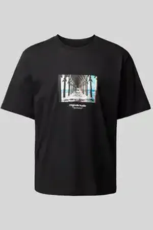 JACK & JONES T-shirt met motiefprint, model 