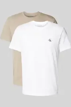 Calvin Klein Regular fit T-shirt van puur katoen