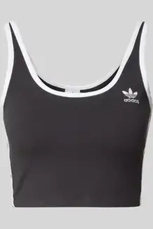 adidas Korte top met labelstitching