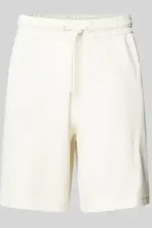 Calvin Klein Regular fit korte broek met gestileerde opening