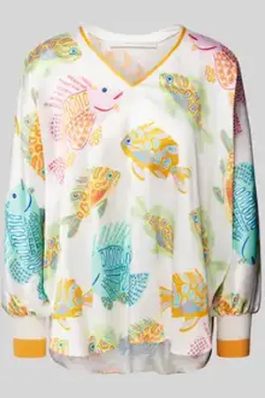 HERZENSANGELEGENHEIT Blouseshirt met ronde hals