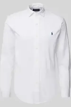 Ralph Lauren Slim fit vrijetijdsoverhemd met haaikraag