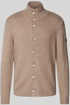 TOM TAILOR Regular fit gebreid jack met katoen