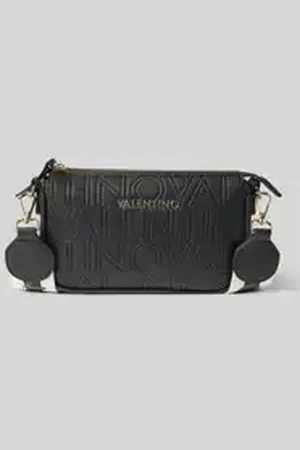 VALENTINO Crossbodytas met all-over label in reliëf, model 