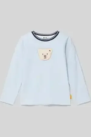 Steiff Shirt met lange mouwen en logobadge
