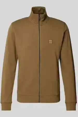 HUGO BOSS Sweatjack met labelbadge, model 