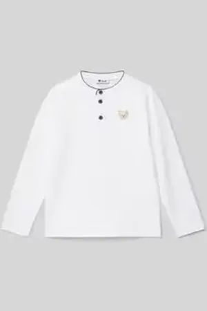 Steiff Shirt met lange mouwen en logobadge