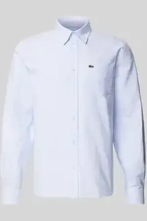 Lacoste Regular fit vrijetijdsoverhemd met logobadge