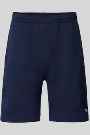 Lacoste Regular fit sweatshorts met labelbadge