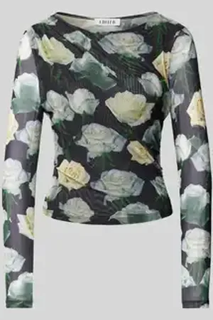 EDITED the label Shirt met lange mouwen en plooien, model 
