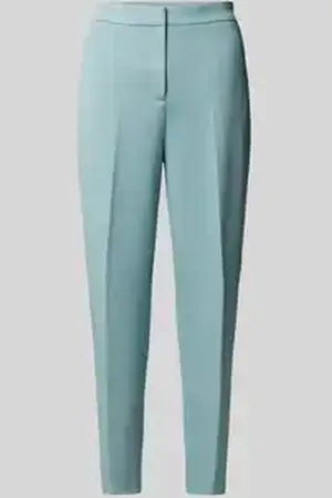 Jake*s Slim fit stoffen broek met persplooien