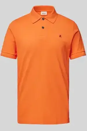 Replay Regular fit poloshirt met logostitching