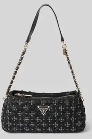 Guess Handtas met labelapplicatie, model 