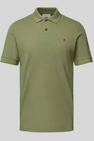 Replay Regular fit poloshirt met logostitching