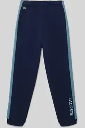 Lacoste Regular fit sweatpants met logobadge