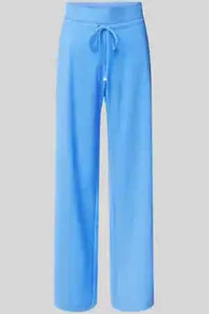 raffaello rossi Straight leg sweatpants met elastische band, model 