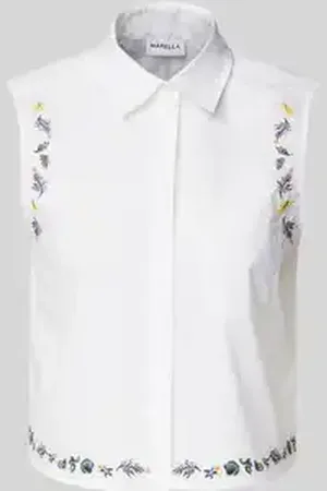 MARELLA Regular fit blousetop met borstzak, model 