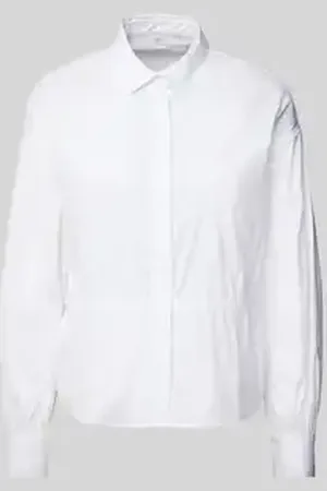 ETERNA Regular fit overhemdblouse met ballonmouwen