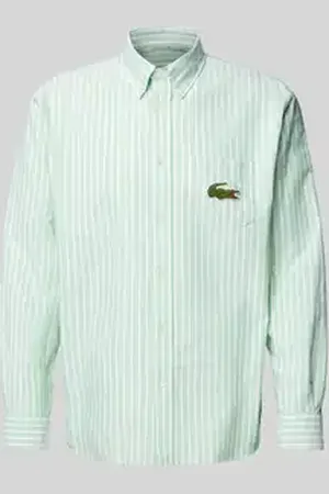 Lacoste Vrijetijdsoverhemd met labeldetail