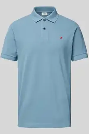 Replay Regular fit poloshirt met logostitching
