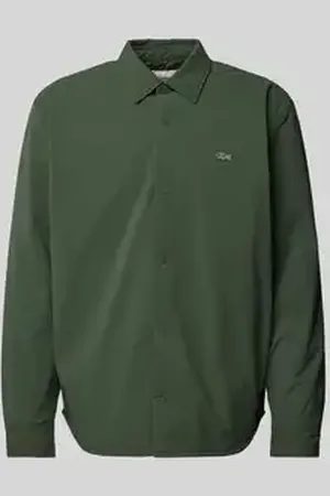 Lacoste Vrijetijdsoverhemd met labeldetail