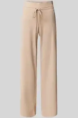 raffaello rossi Straight leg sweatpants met elastische band, model 