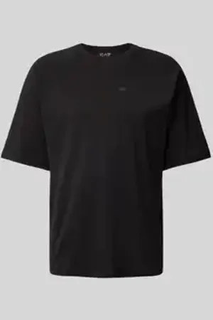 EA7 T-shirt met labeldetail