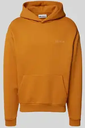 Review Hoodie met labelprint