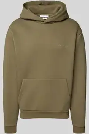 Review Hoodie met labelprint