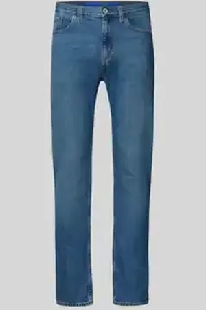 Hugo Blue Regular fit jeans in 5-pocketmodel, model 