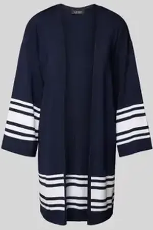 Ralph Lauren Lange cardigan met ribboord, model 