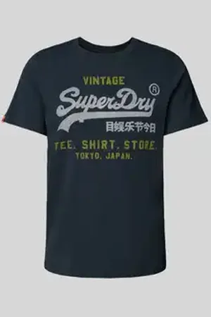 Superdry Relaxed fit T-shirt met labelprint