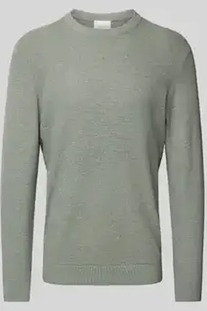 Profuomo Gebreide pullover met structuurmotief