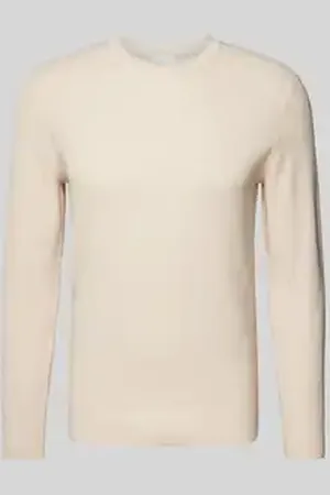 Profuomo Gebreide pullover met ronde hals