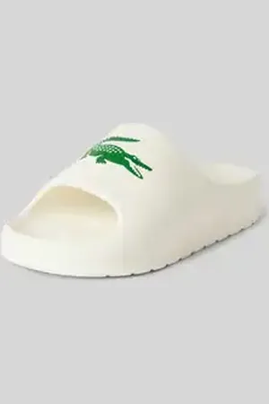 Lacoste Slippers met labelprint, model 