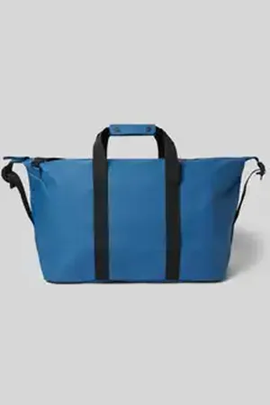 Rains Duffle bag met label in reliëf, model 