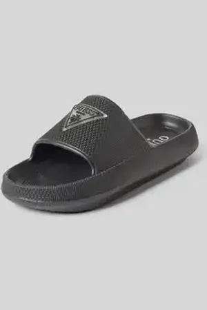 Guess Slippers met labelbadge