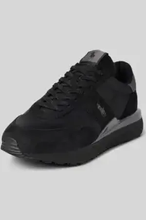 Ralph Lauren Leren sneakers met logodetail, model 