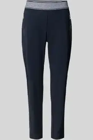 raffaello rossi Slim fit broek in verkorte pasvorm