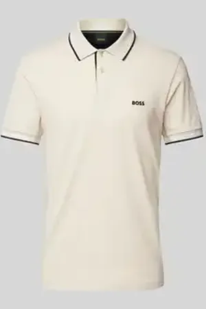 HUGO BOSS Poloshirt met labeldetail, model 