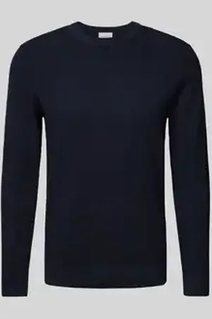 Profuomo Gebreide pullover met ronde hals
