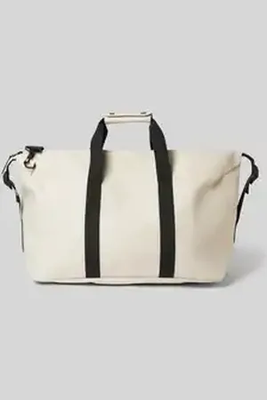 Rains Duffle bag met label in reliëf, model 