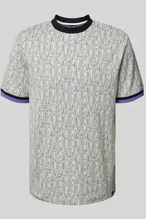 EA7 T-shirt met labelprint, model 