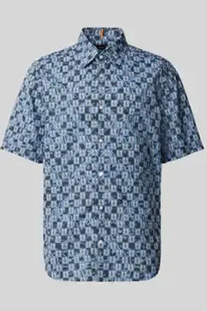HUGO BOSS Regular fit vrijetijdsoverhemd met 1/2-mouwen, model 