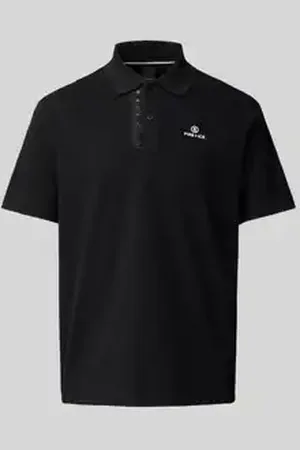 Fire + Ice Poloshirt met labelprint, model 