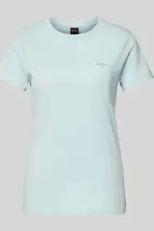 HUGO BOSS T-shirt met labelstitching, model 